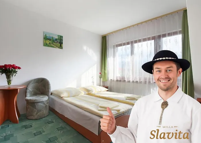 Willa Slavita Zakopane - Pardałówka - Pokoje z widokiem na góry i łazienkami&PARKING